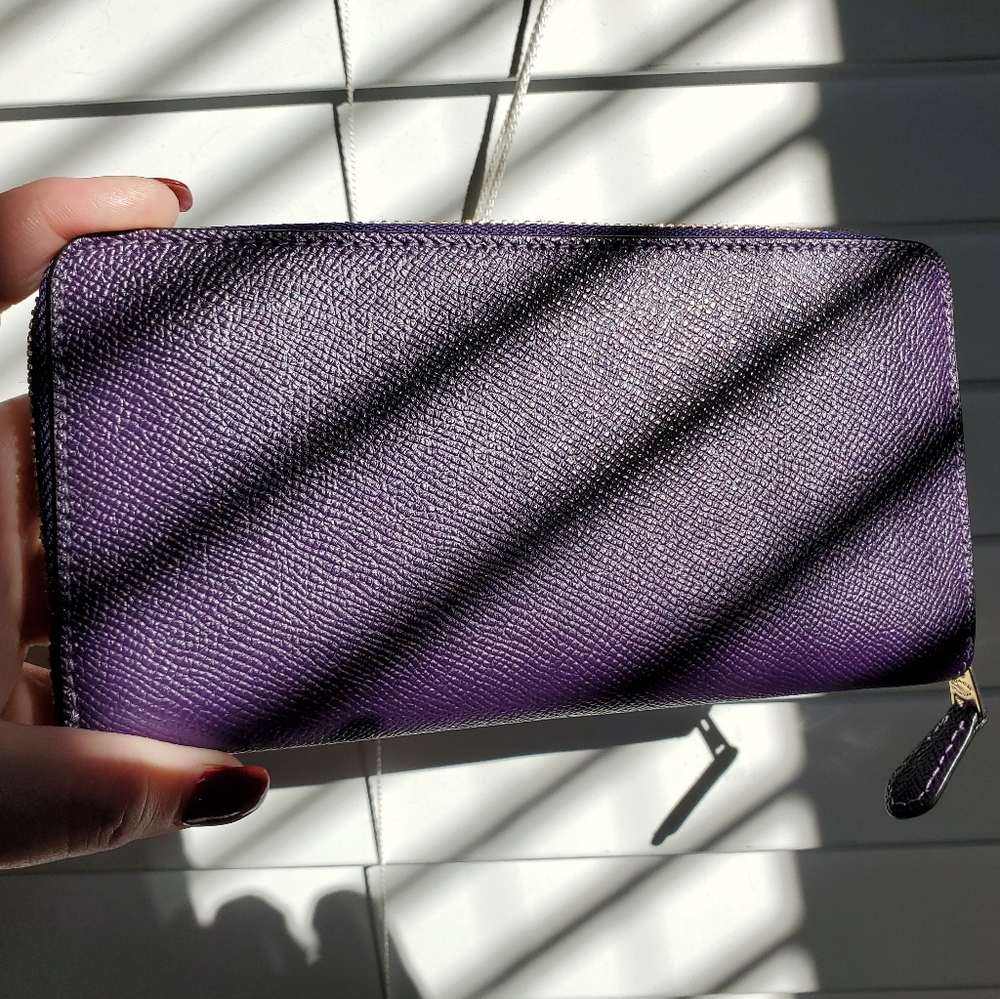 Coach Accordion Zip Wallet w/ Pocket - Picture 2 of 5
